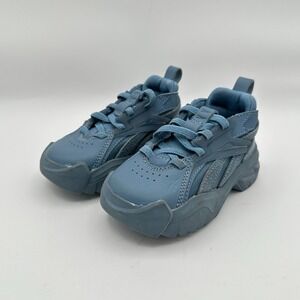 Reebok Cardi B Club C V2 Sneakers Shoes Kids Size 6 Blue Leather Streetwear NYC